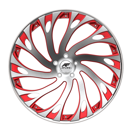 AMANI FORGED AXL ATLANTIC BRUSHED/RED