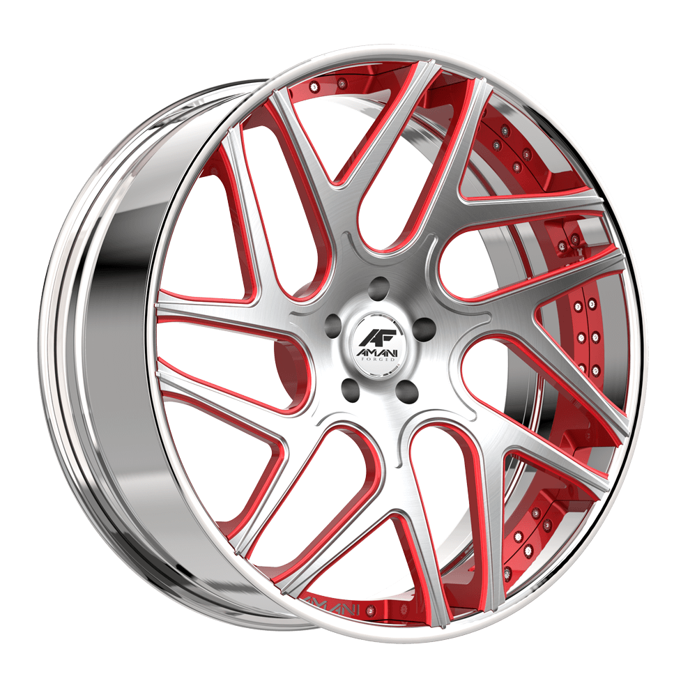 AMANI FORGED AXL APOLLO BRUSHED/RED