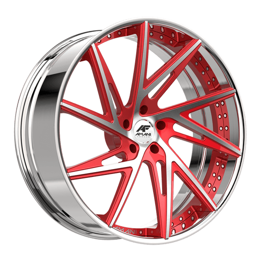 AMANI FORGED AXL CONRAD BRUSHED/RED