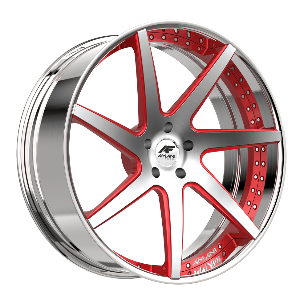 AMANI FORGED AXL DEVINE BRUSHED/RED