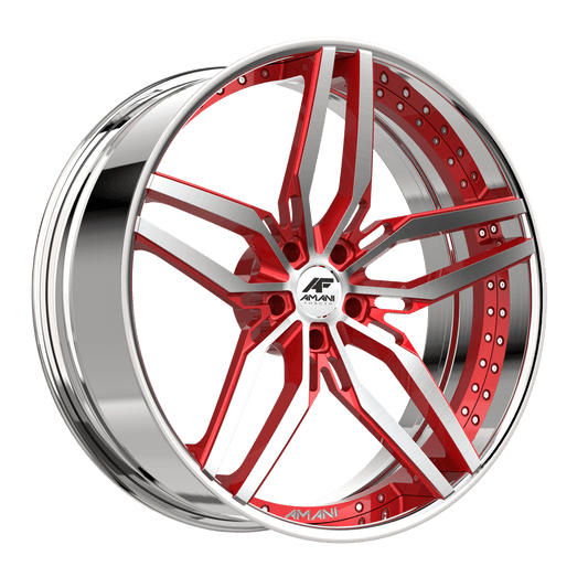 AMANI FORGED AXL DRIFT BRUSHED/RED