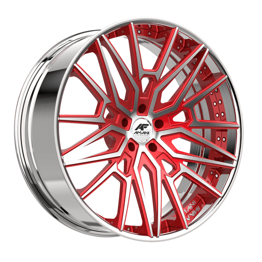 AMANI FORGED AXL INTEGRITY BRUSHED/RED