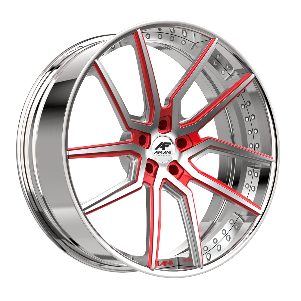 AMANI FORGED AXL PERDOMO BRUSHED/RED