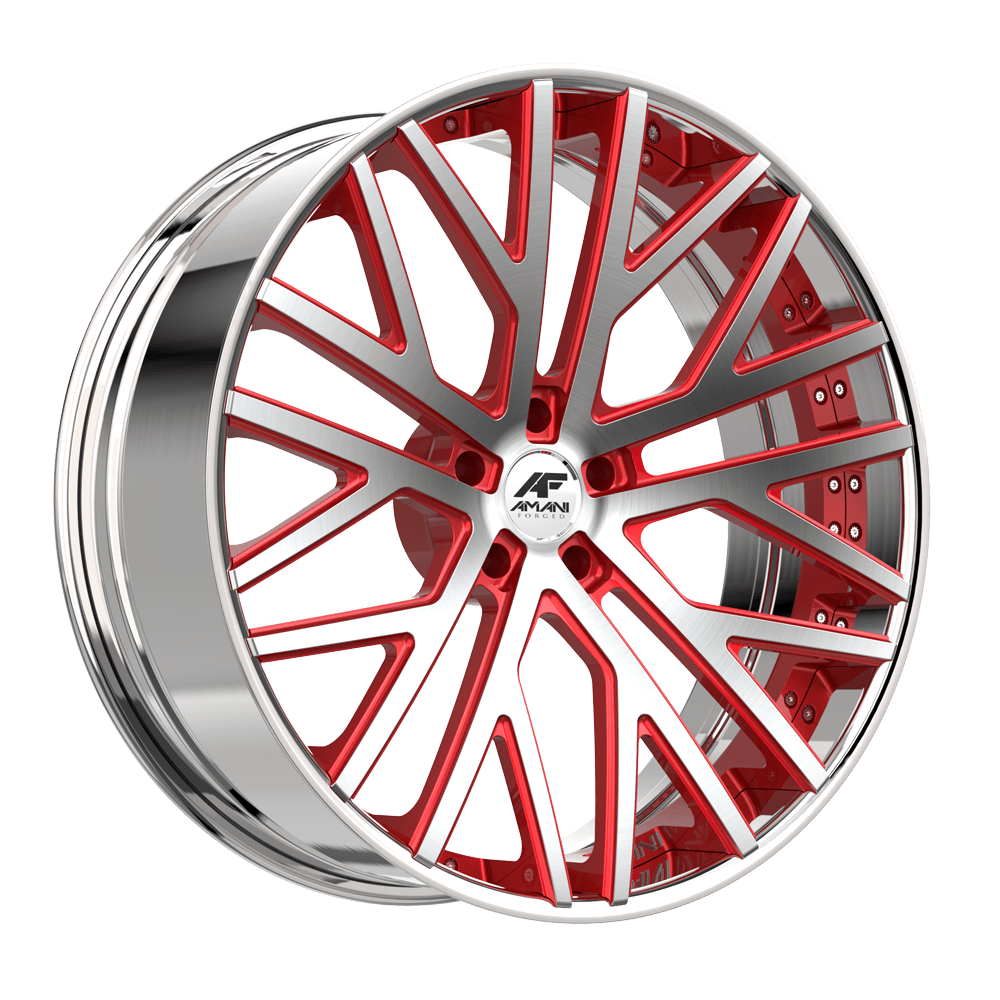 AMANI FORGED AXL PERO BRUSHED/RED