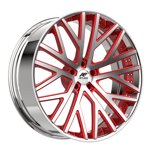 AMANI FORGED AXL PERO BRUSHED/RED