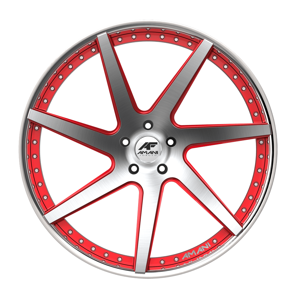 AMANI FORGED AXL DEVINE BRUSHED/RED