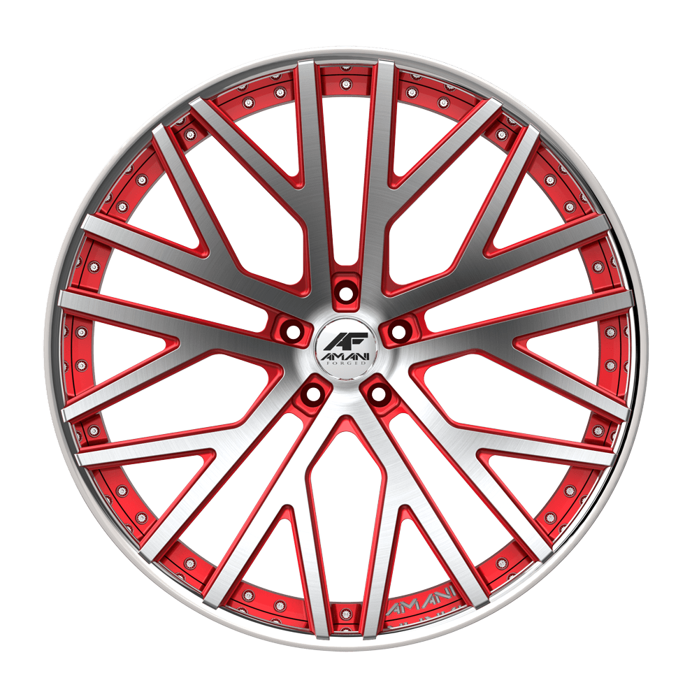 AMANI FORGED AXL PERO BRUSHED/RED