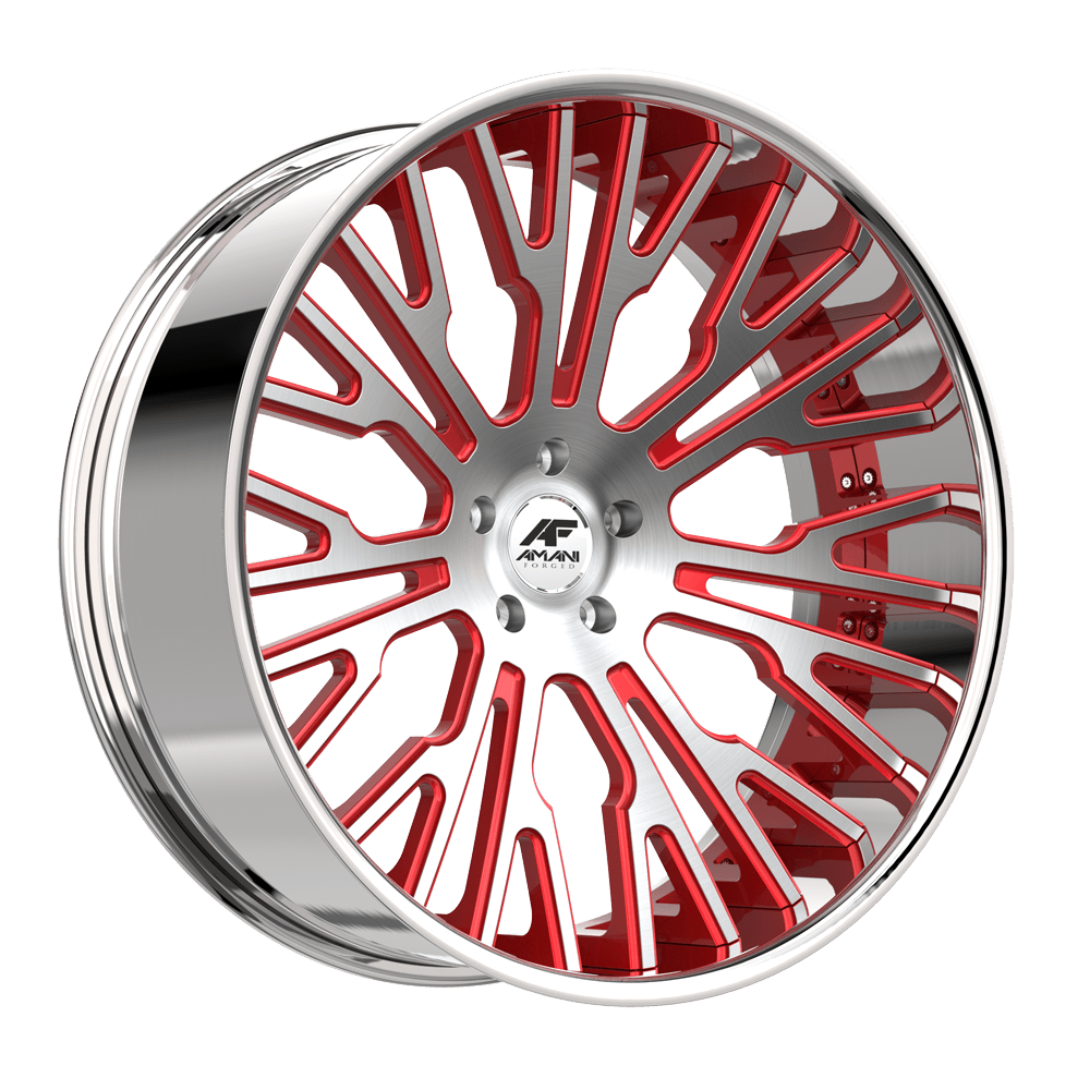 AMANI FORGED CONCAVE RIVALRY BRUSHED/RED