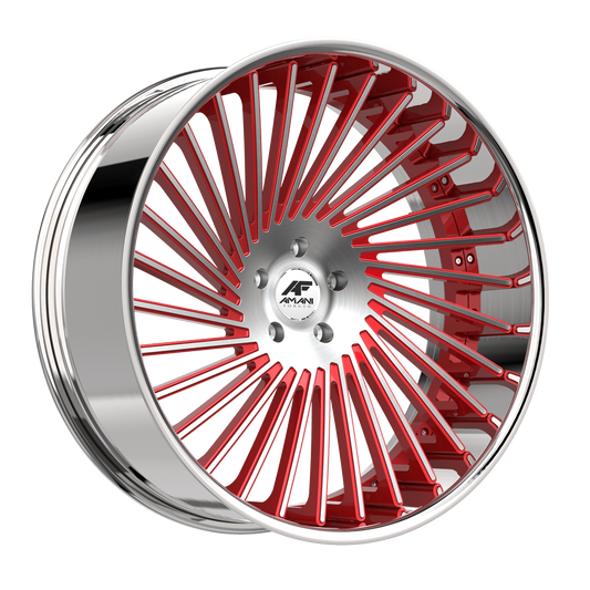 AMANI FORGED CONCAVE CHILE BRUSHED/RED