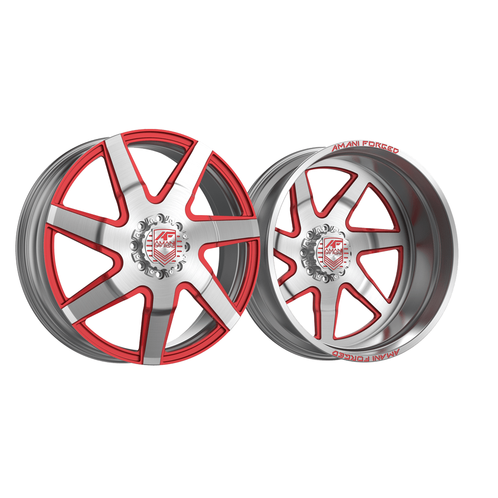 AMANI FORGED DUALLY DEVINE BRUSHED/RED