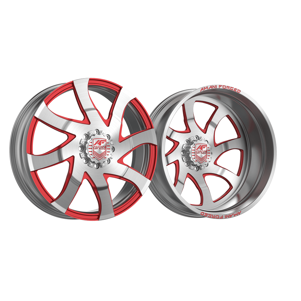 AMANI FORGED DUALLY EMPIRE BRUSHED/RED