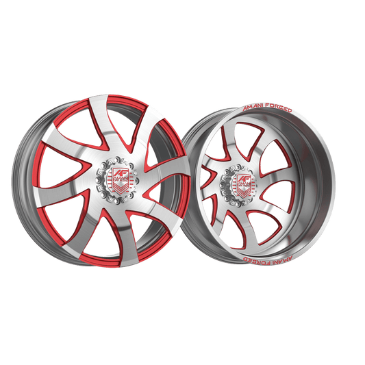 AMANI FORGED DUALLY EMPIRE BRUSHED/RED