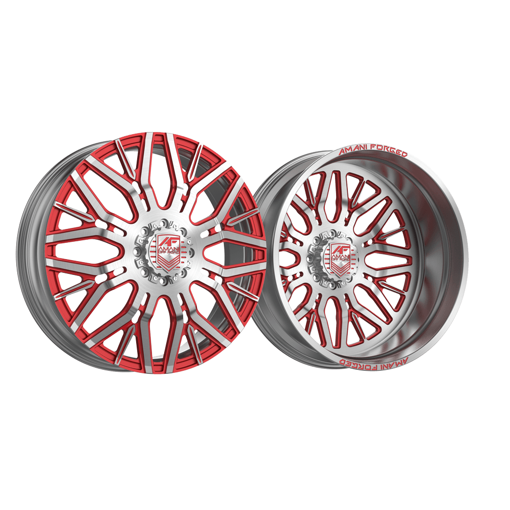 AMANI FORGED DUALLY MAGNOLIA BRUSHED/RED