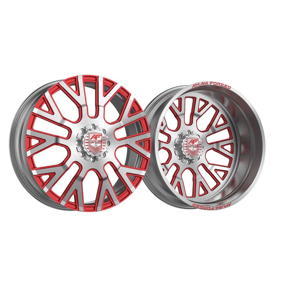 AMANI FORGED DUALLY PERO BRUSHED/RED