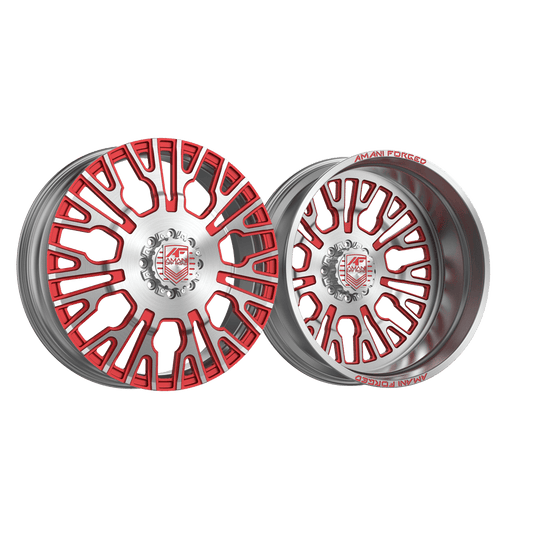 AMANI FORGED DUALLY RIVALRY BRUSHED/RED