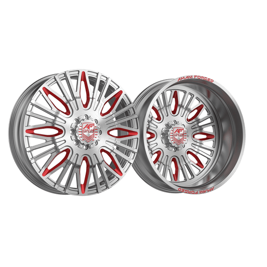 AMANI FORGED DUALLY SENECA BRUSHED/RED