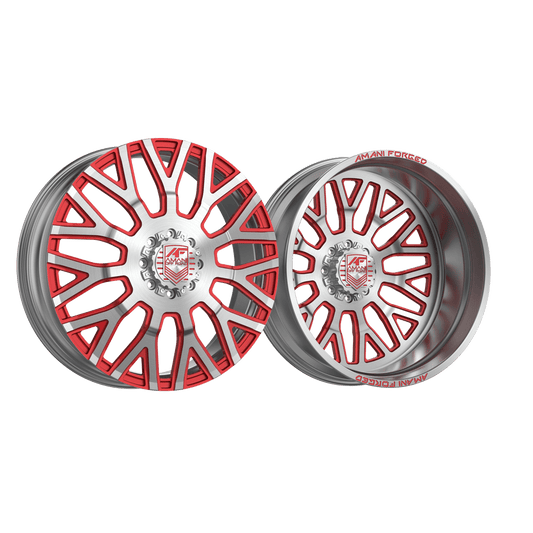 AMANI FORGED DUALLY SORLENO BRUSHED/RED