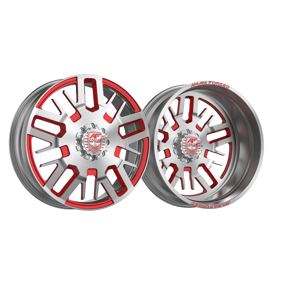 AMANI FORGED DUALLY SURETTI BRUSHED/RED