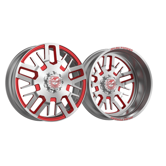 AMANI FORGED DUALLY SURETTI BRUSHED/RED