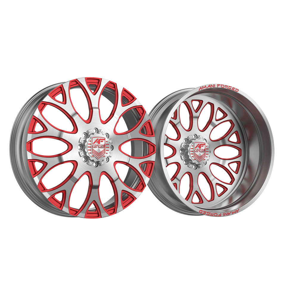 AMANI FORGED DUALLY TANGO BRUSHED/RED