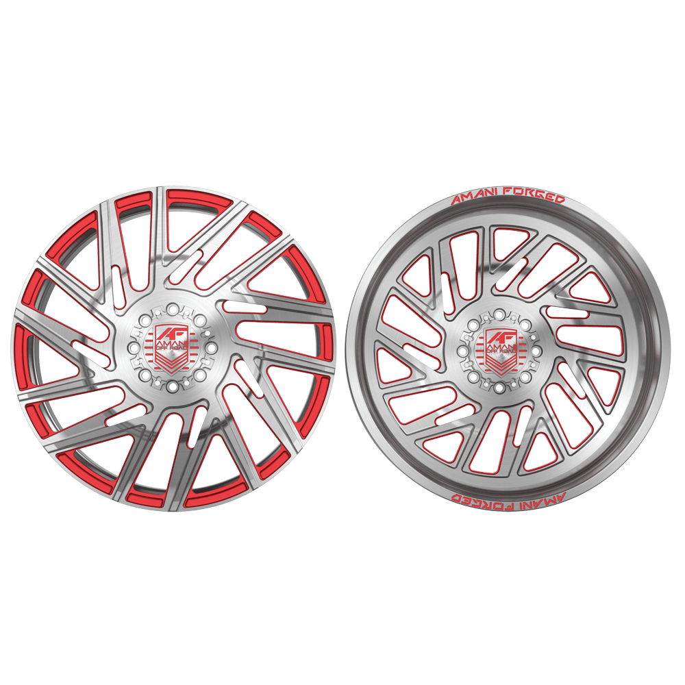 AMANI FORGED DUALLY CONRAD BRUSHED/RED