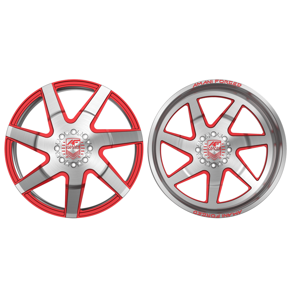 AMANI FORGED DUALLY DEVINE BRUSHED/RED