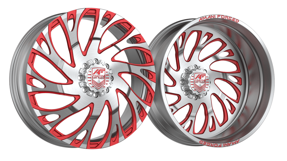 AMANI FORGED DUALLY ATLANTIC BRUSHED/RED