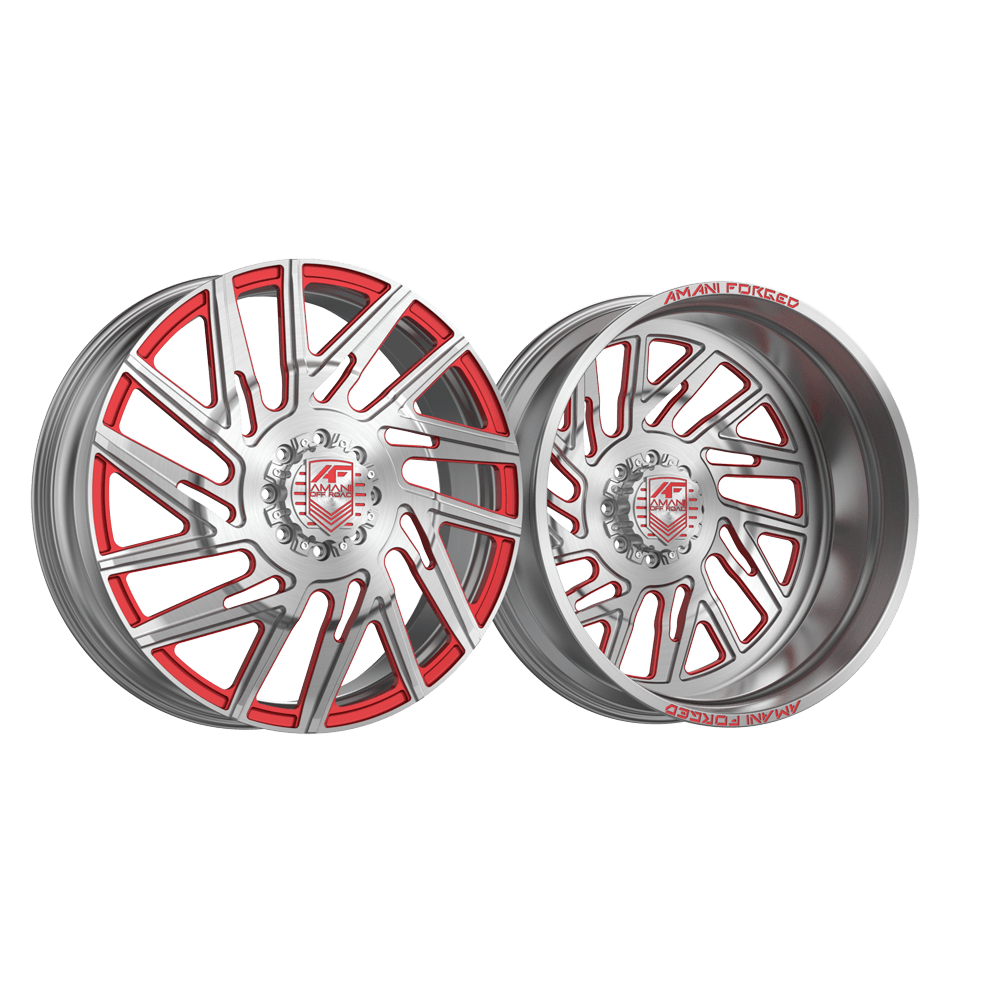 AMANI FORGED DUALLY CONRAD BRUSHED/RED