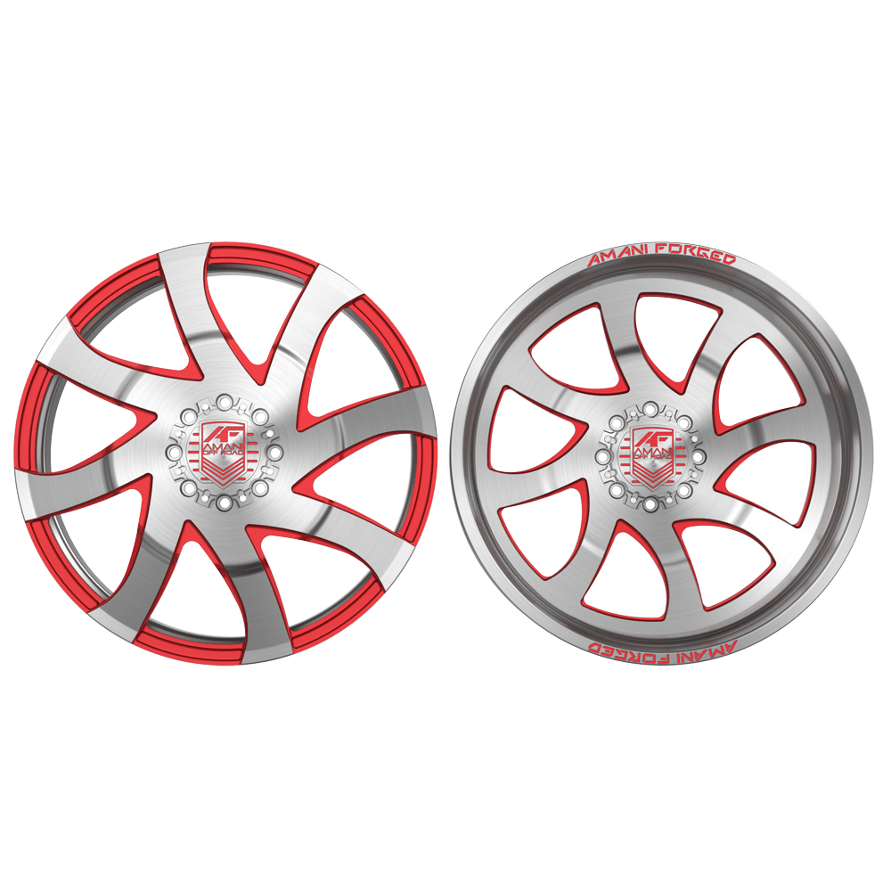 AMANI FORGED DUALLY EMPIRE BRUSHED/RED