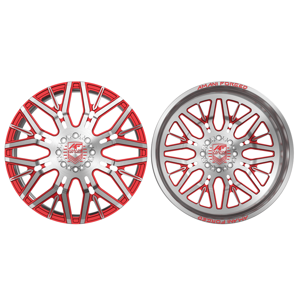 AMANI FORGED DUALLY MAGNOLIA BRUSHED/RED