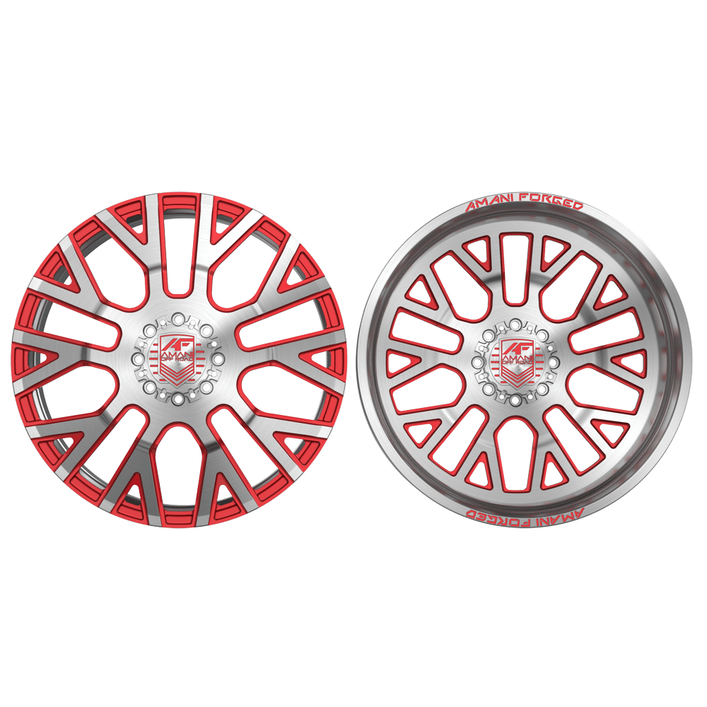 AMANI FORGED DUALLY PERO BRUSHED/RED