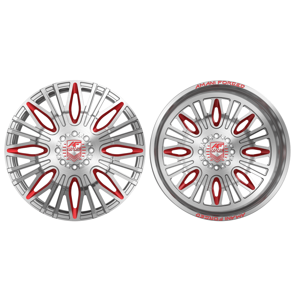 AMANI FORGED DUALLY SENECA BRUSHED/RED