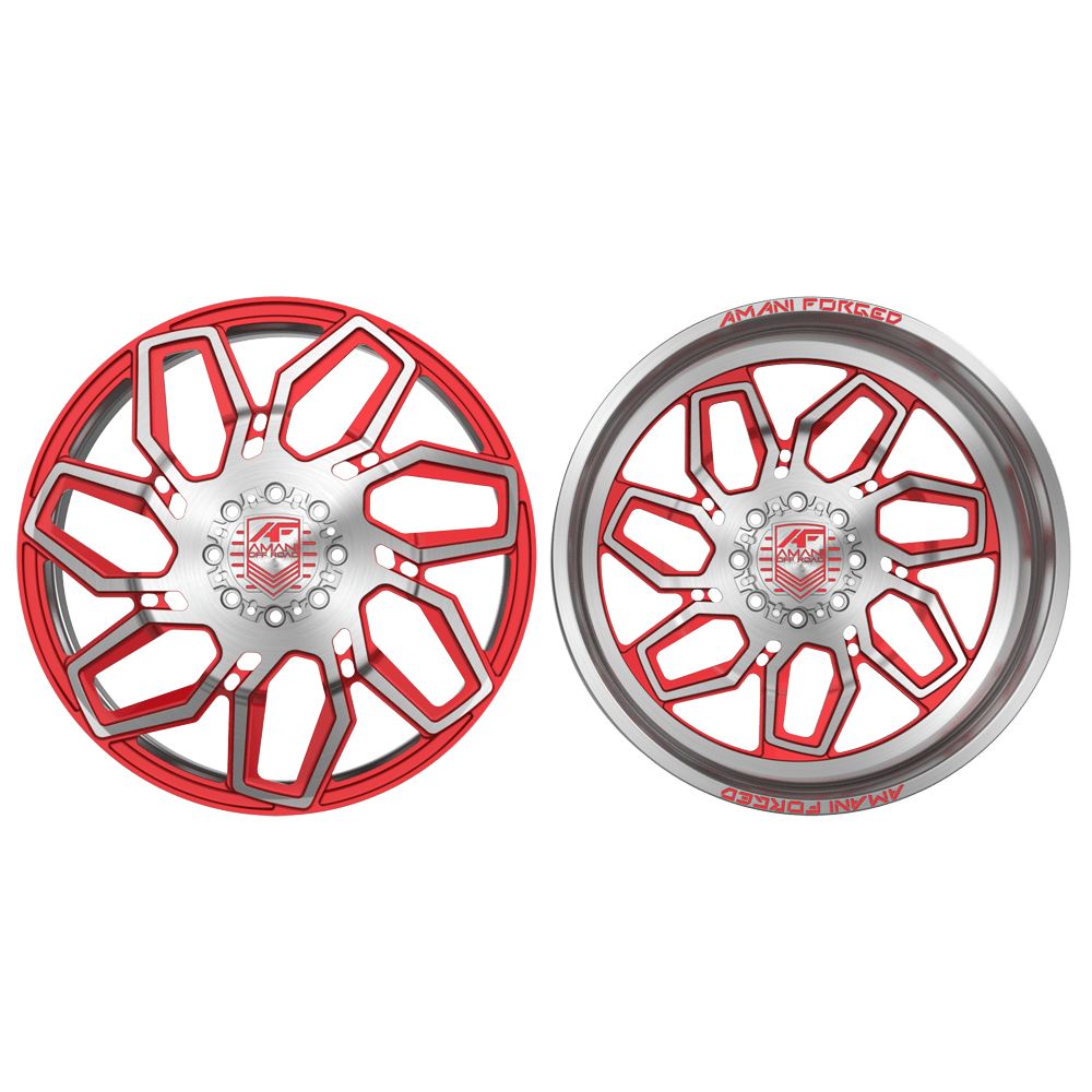 AMANI FORGED DUALLY SMOKED BRUSHED/RED