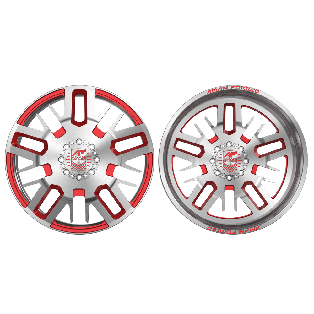 AMANI FORGED DUALLY SURETTI BRUSHED/RED