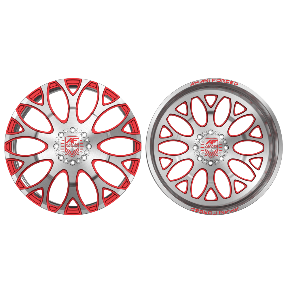 AMANI FORGED DUALLY TANGO BRUSHED/RED