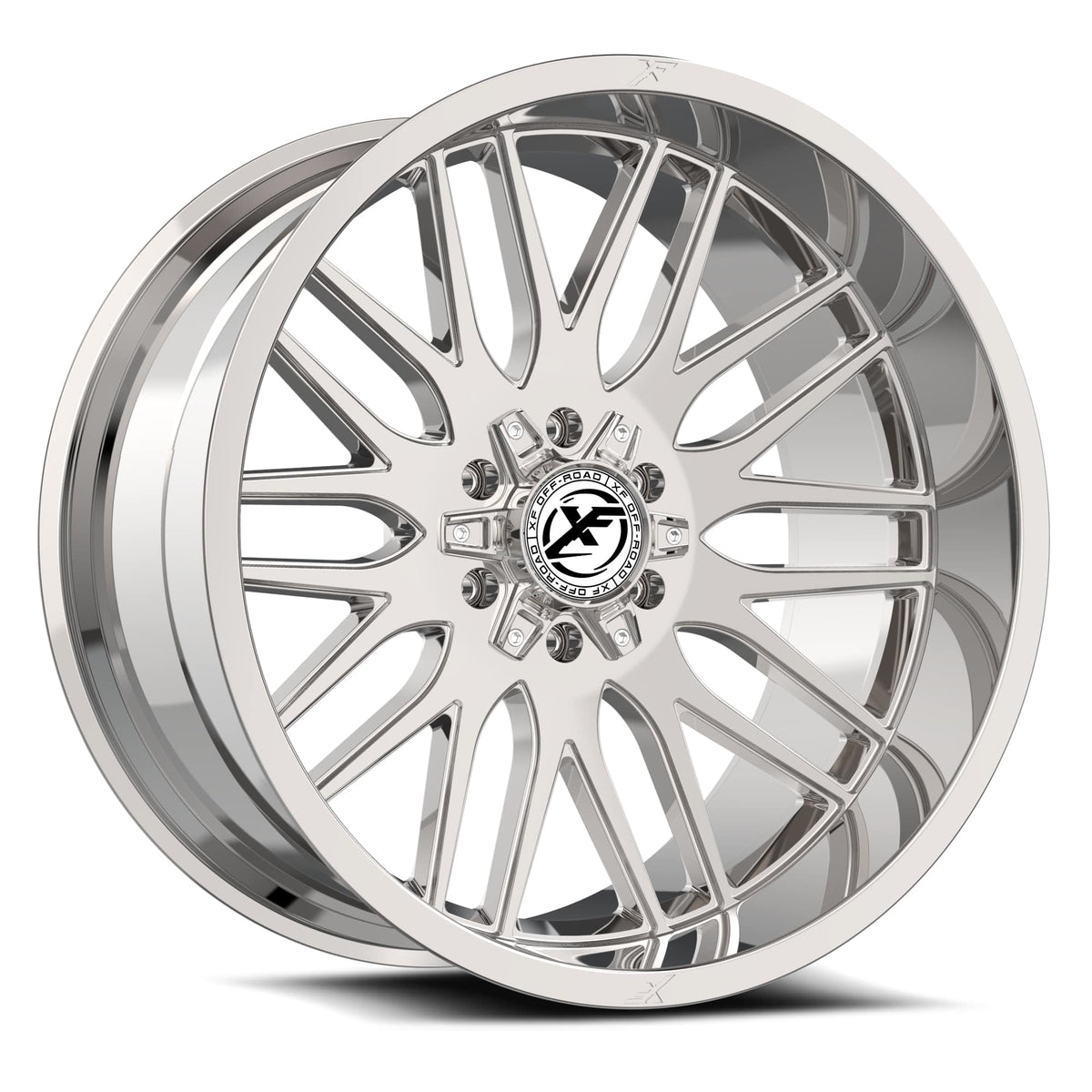XF Off-Road XF-240 24x14 5x127 5x139.7 -76 Cb 78.1 Chrome