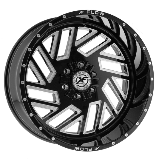 Xfx Flow Xfx-304 22X12 5X139.7 5X150 -44 Cb 110.3 Gloss Black & Milled