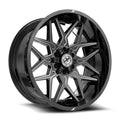 XF Off-Road XF-238 17x9 5x127 5x139.7 0 Cb 78.1 Gloss Black & Milled