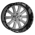 Xfx Flow Xfx-302 24X12 5X127 5X139.7 -44 Cb 78.1 Brushed & Milled With Black Lip
