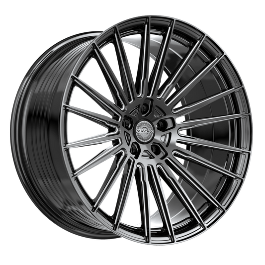 Arvano AV-54 Milan 19x8.5 5x Blank +32 Cb 66.56 Gloss Black & Milled