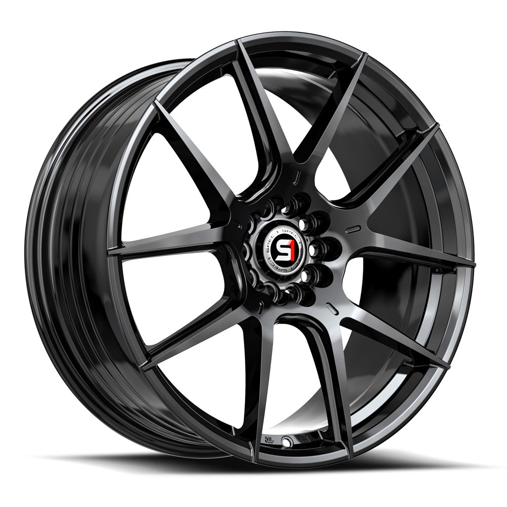 Spec-1 SP-71 17x8.0 5x112 5x114.3 +42 Cb 73.1 Gloss Black