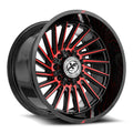 XF Off-Road XF-239 20x9 8x165.1 8x170 0 Cb 125.2 Gloss Black & Red Machined