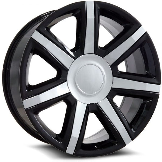 O.E. Revolution D-05 22X9 6X139.7 +31 Cb 78.1 Gloss Black