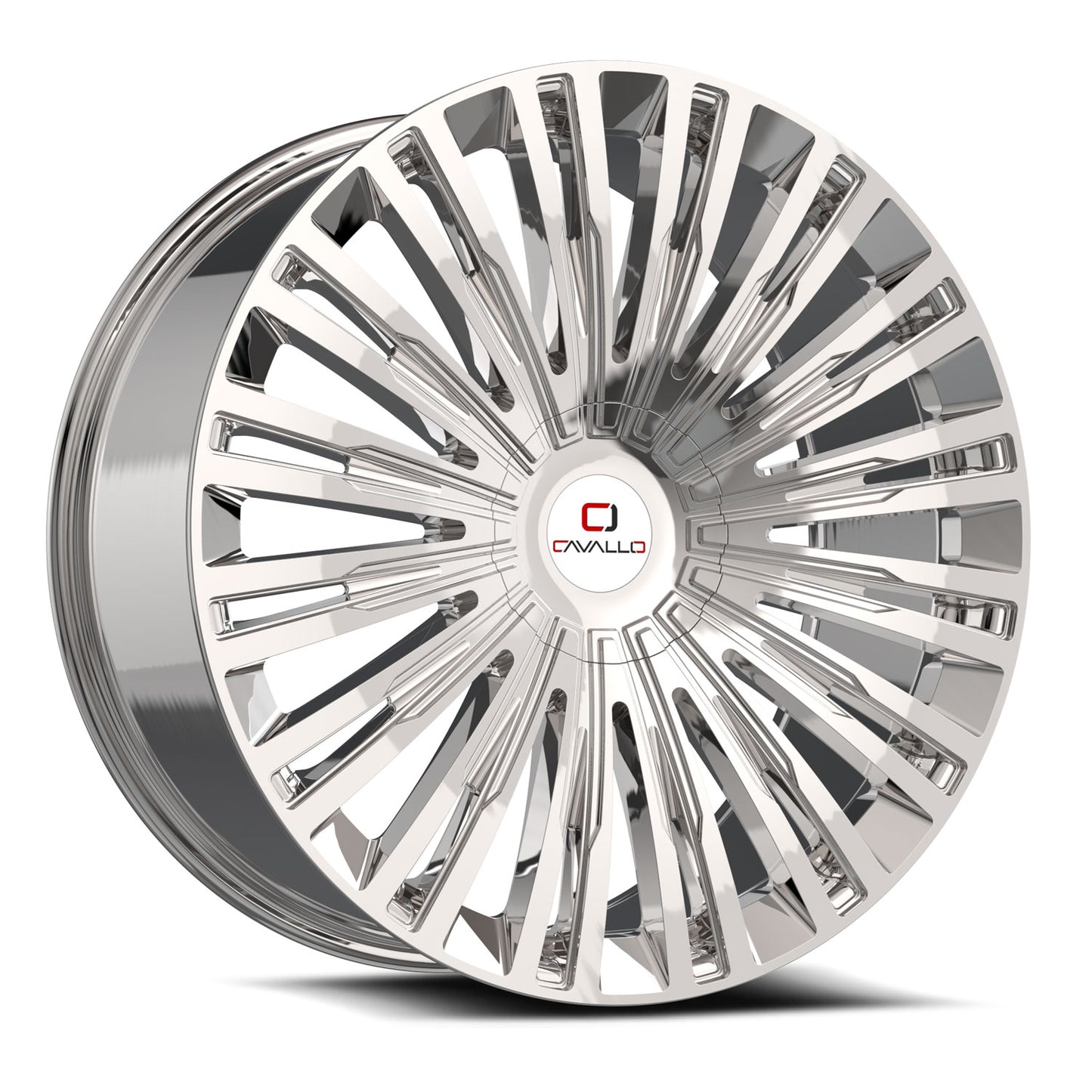 Cavallo CLV-48 22x8.5 5x112 5x114.3 +38 Cb 74.1 Nano Chrome