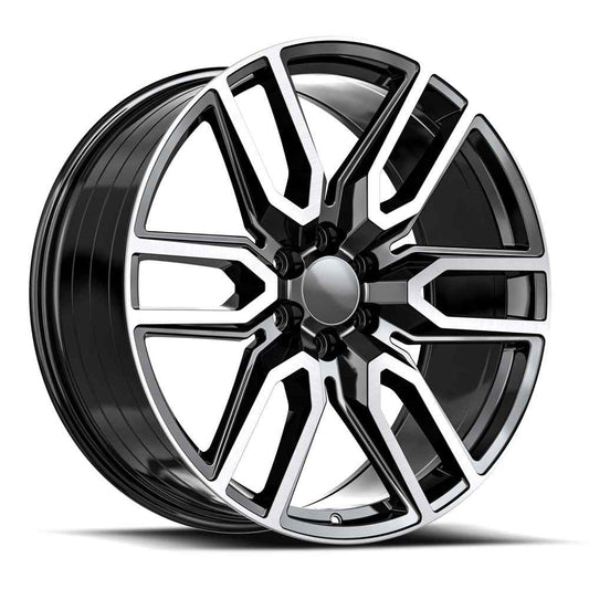 OE. Revolution G-36 22X9 6X139.7 +31 Cb 78.1 Gloss Black & Machined