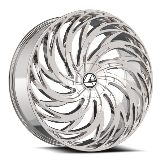 Azara AZA-531 24x9 5x115 5x120 +15 Cb 78.1 Nano Chrome