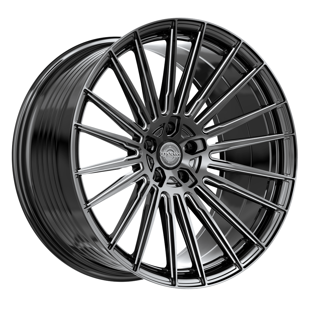 Arvano AV-54 Milan 19x8.5 5x120 +32 Cb 74.1 Gloss Black & Milled