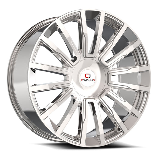 Cavallo CLV-47 24x9.0 5x115 5x120 +18 Cb 78.1 Nano Chrome