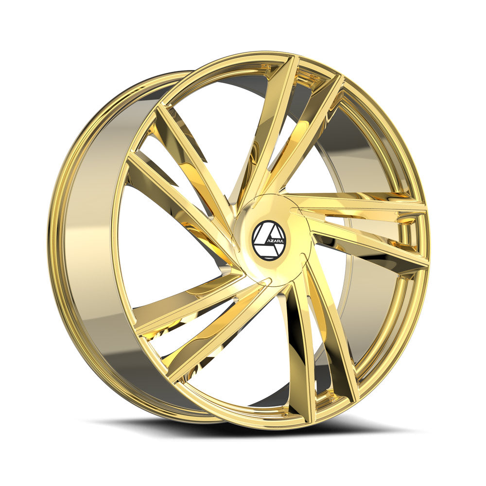 Azara AZA-529 22x8.5 5x114.3 5x120 +38 Cb 74.1 Nano Gold