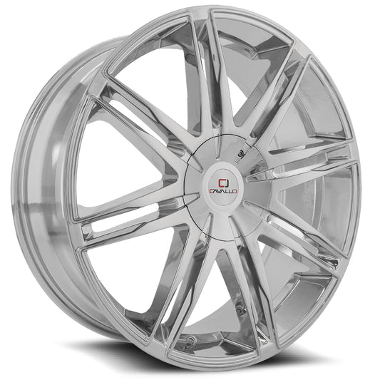 Cavallo Clv-18 20X8.5 5X110 5X114.3 +35 Cb 74.1 Chrome